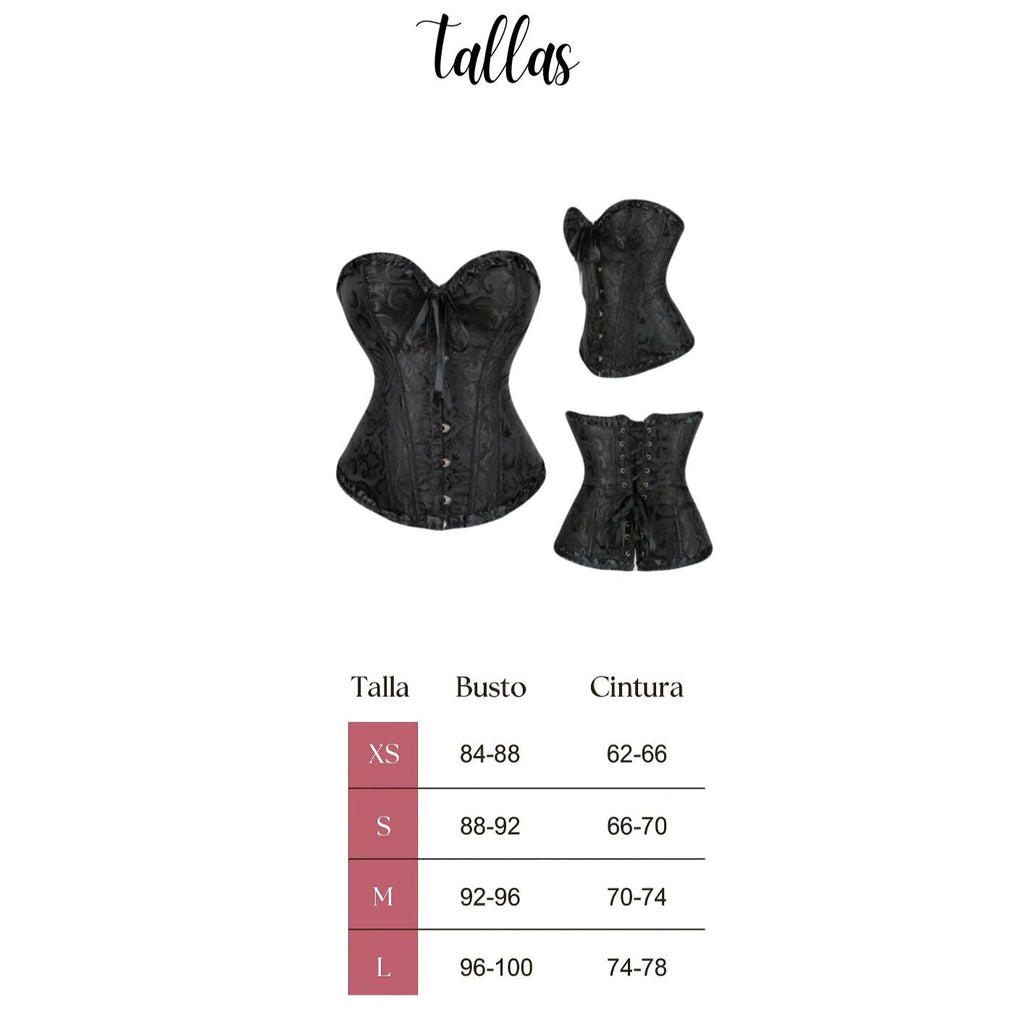 Corset Victoriano Negro