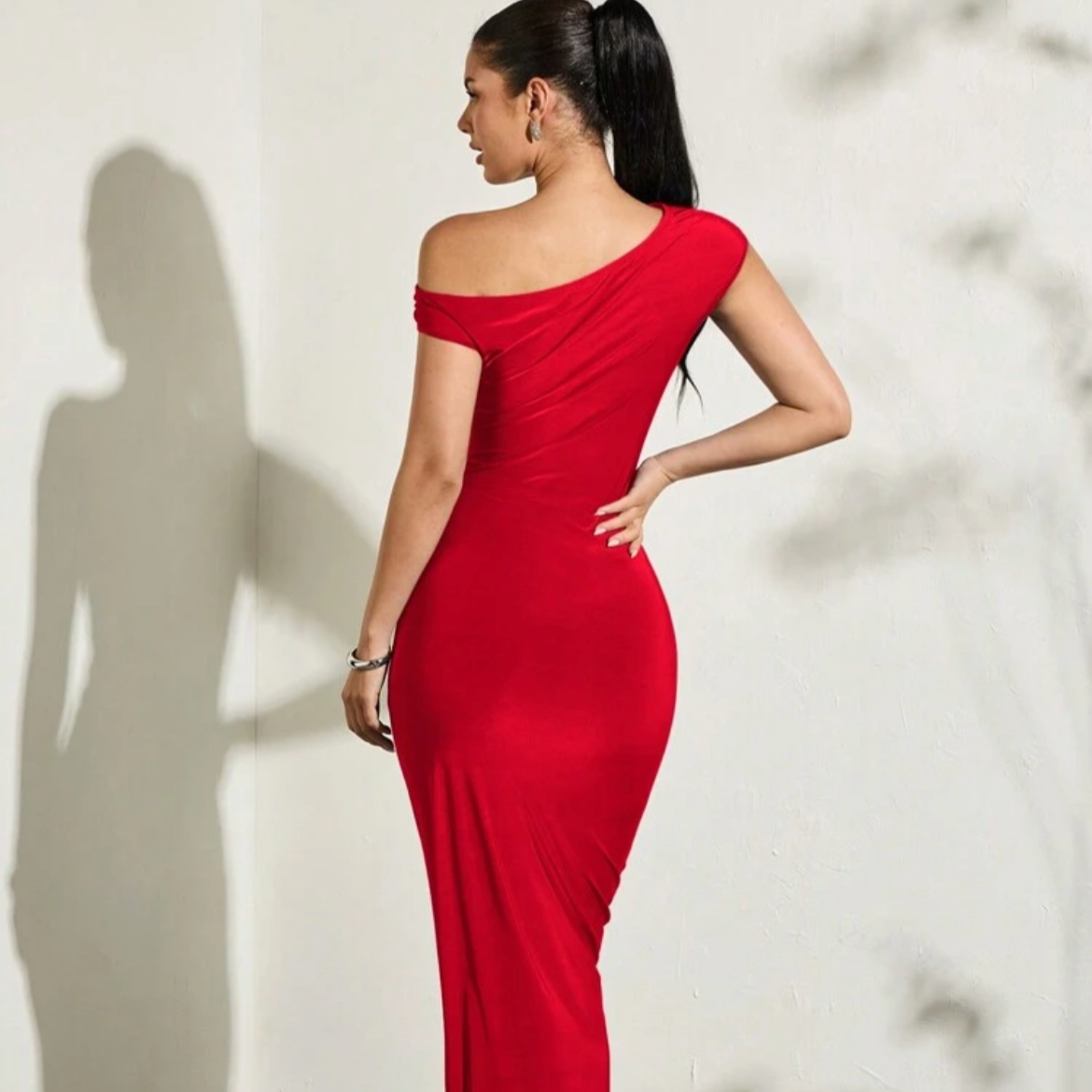 Sabrina Red Dress
