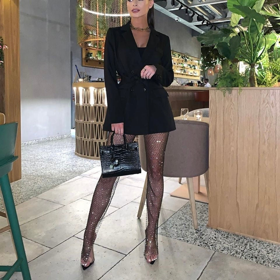 Pantalón Malla de Brillos