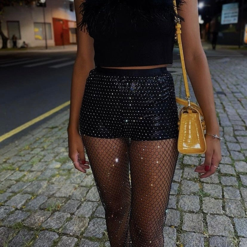 Pantalón Malla de Brillos