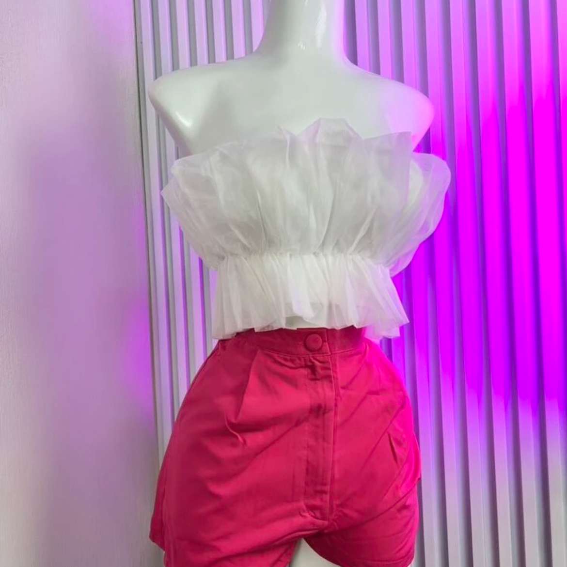 Fluffy Crop Top