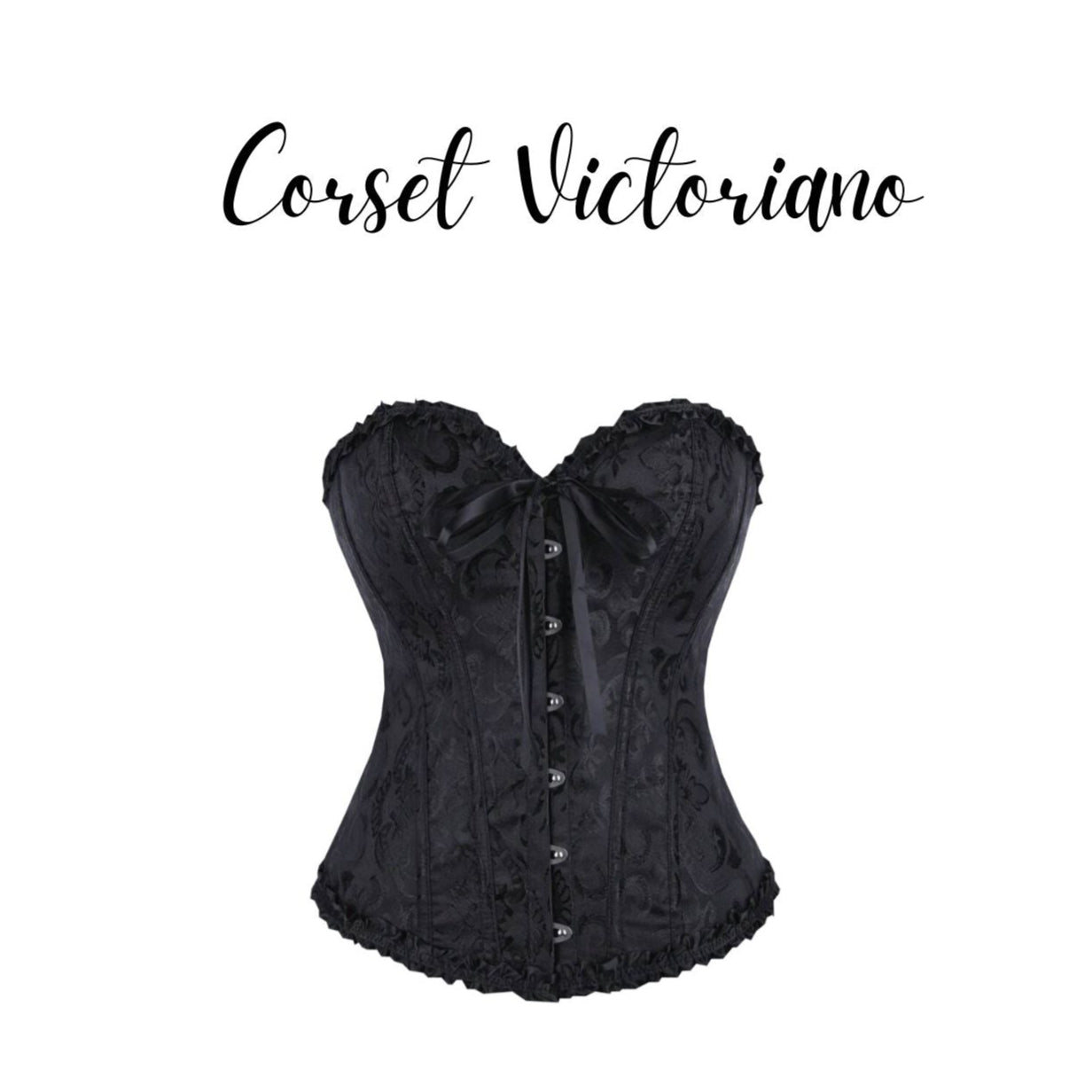 Corset Victoriano Negro
